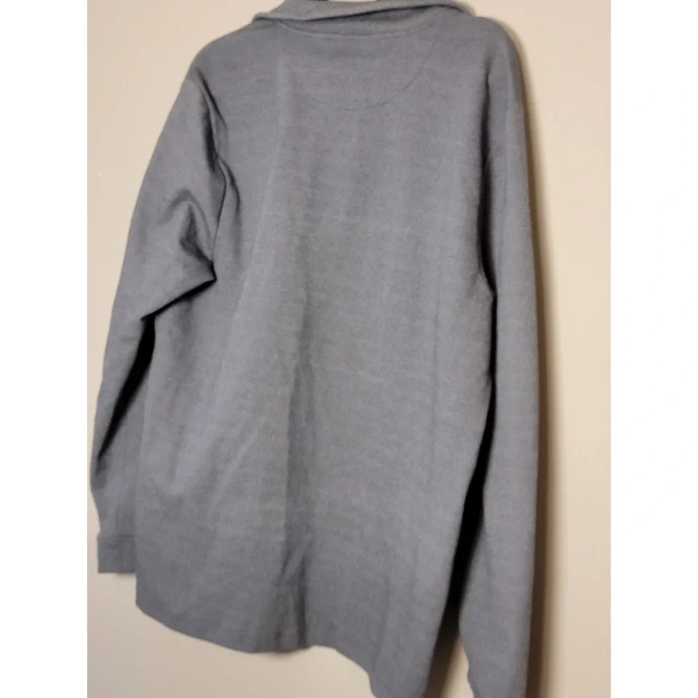 14th and Union Large 1/4 Zip Men's sweater -‎ Heather gray